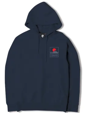 Edwin Sunset On Mt Fuji Hoodie Navy Black