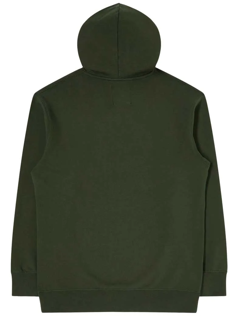 Edwin Sunset On Mt Fuji Hoodie Sweat Kombu Green