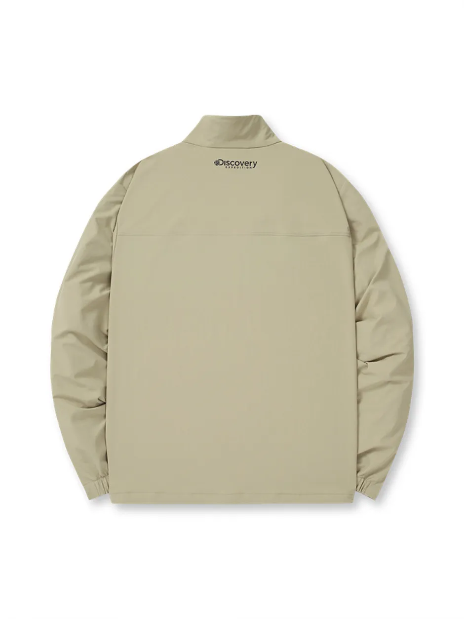 Essental High Neck Anorak Training Anorak D.Beige