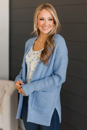 Feelings Knit Cardigan - Spring Blue