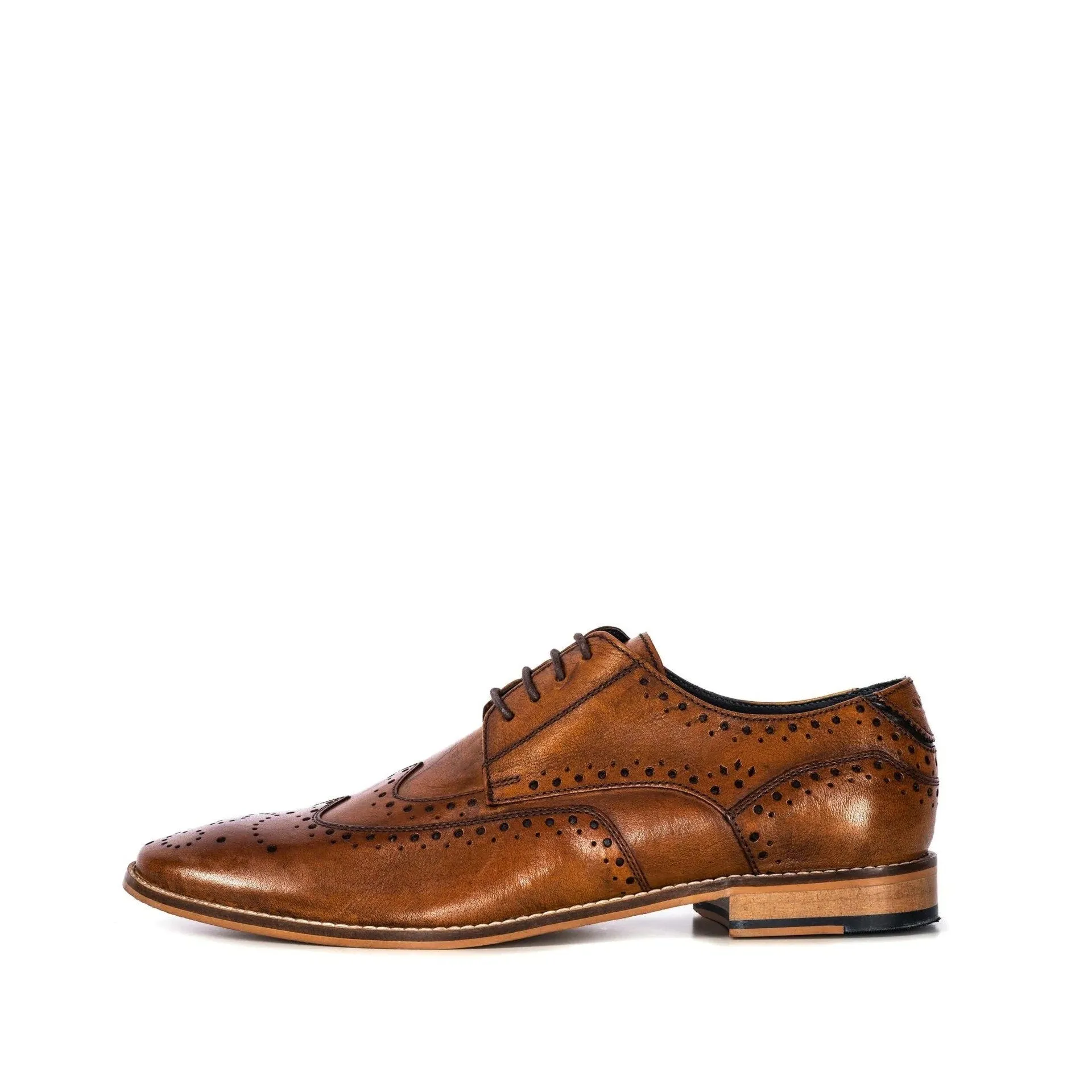 Felix Tan Derby Brogue shoes