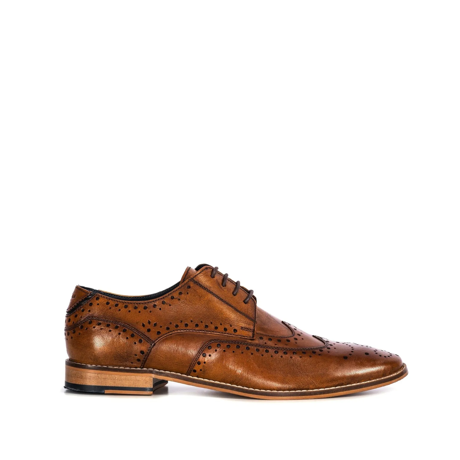 Felix Tan Derby Brogue shoes