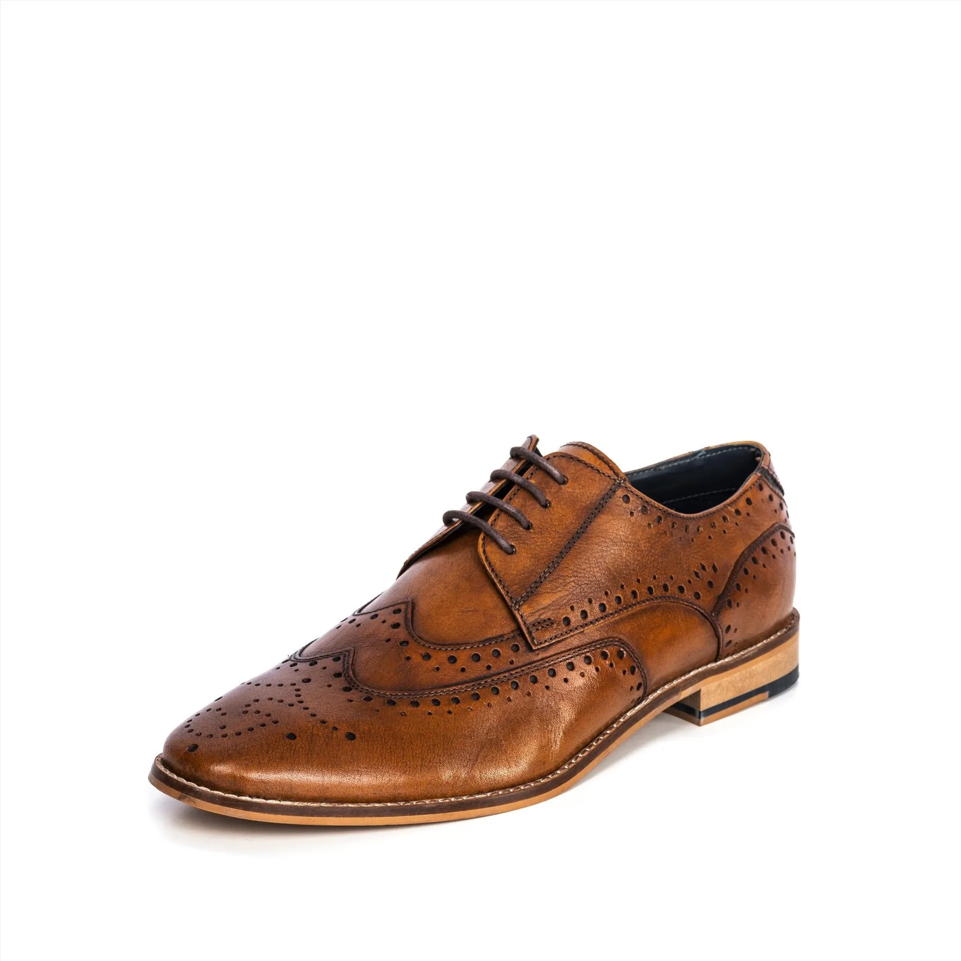 Felix Tan Derby Brogue shoes