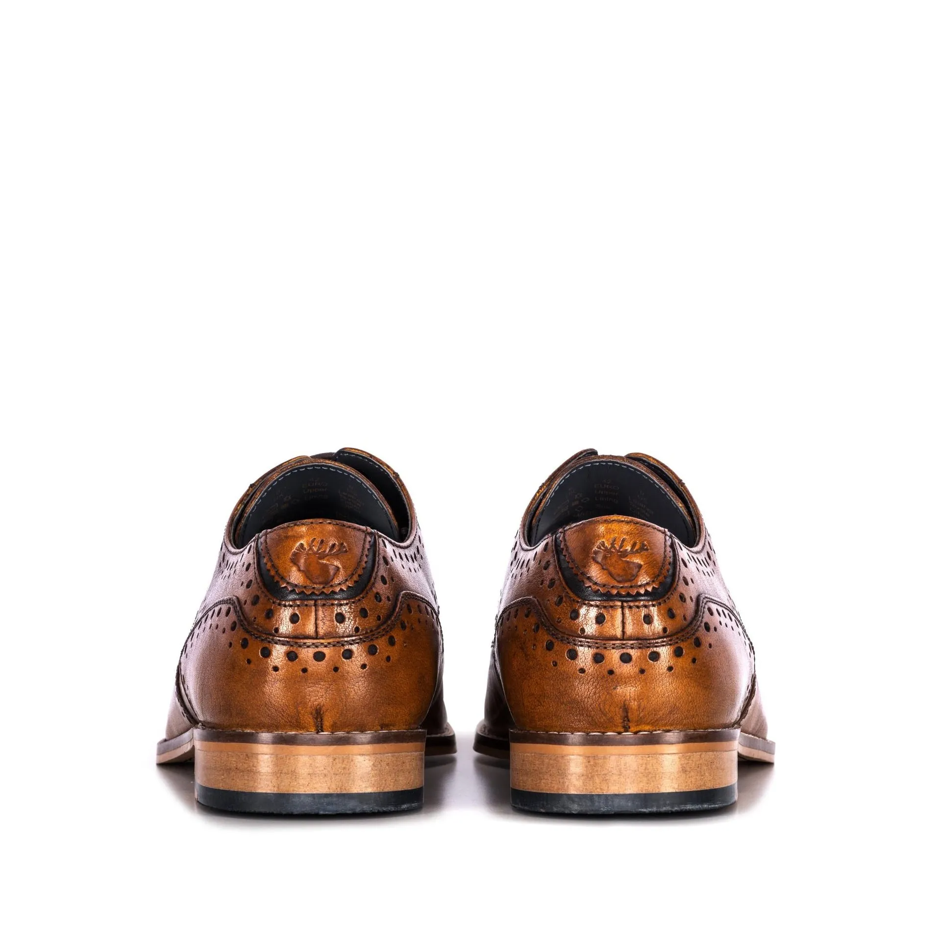 Felix Tan Derby Brogue shoes