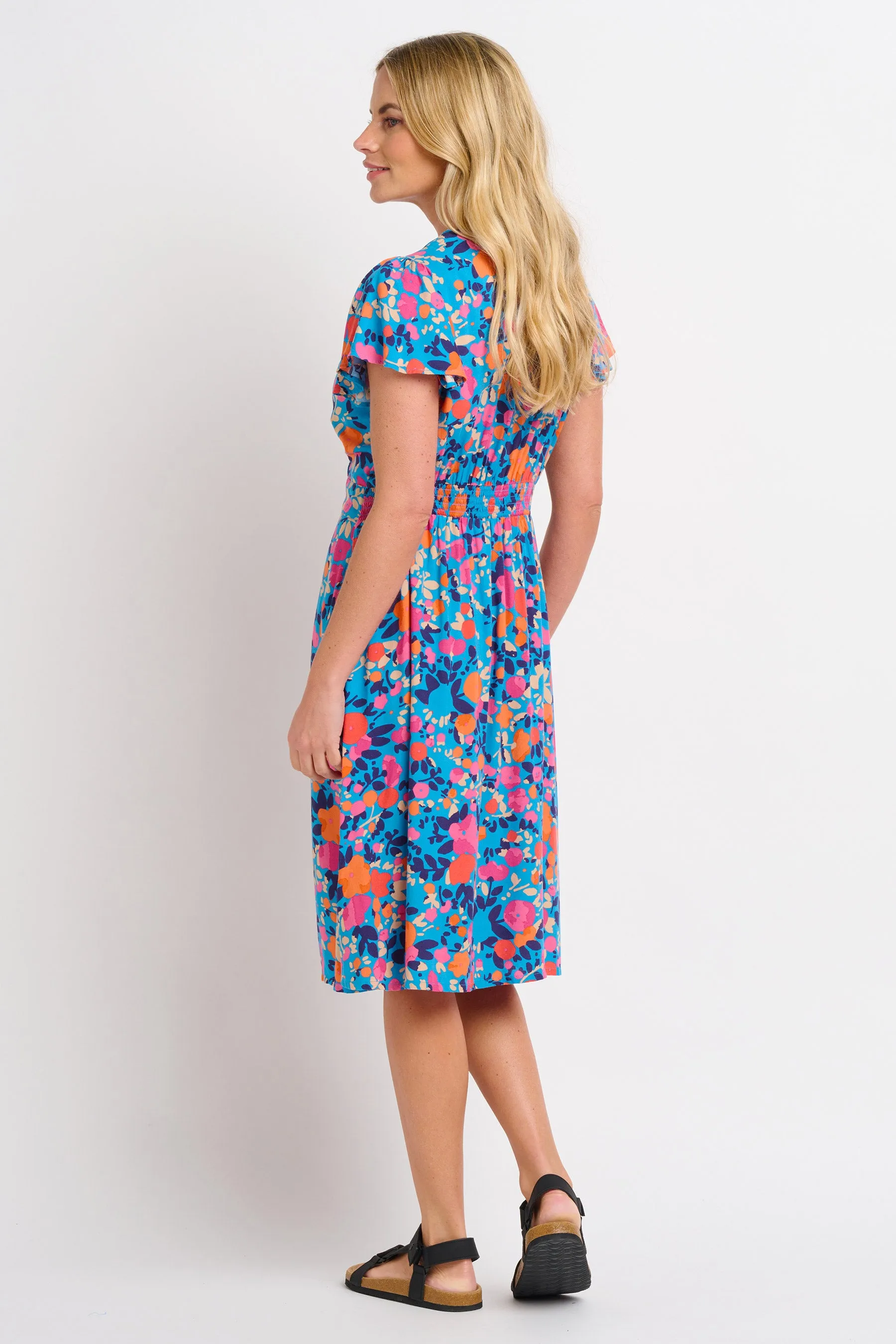 Floral Wrap Dress