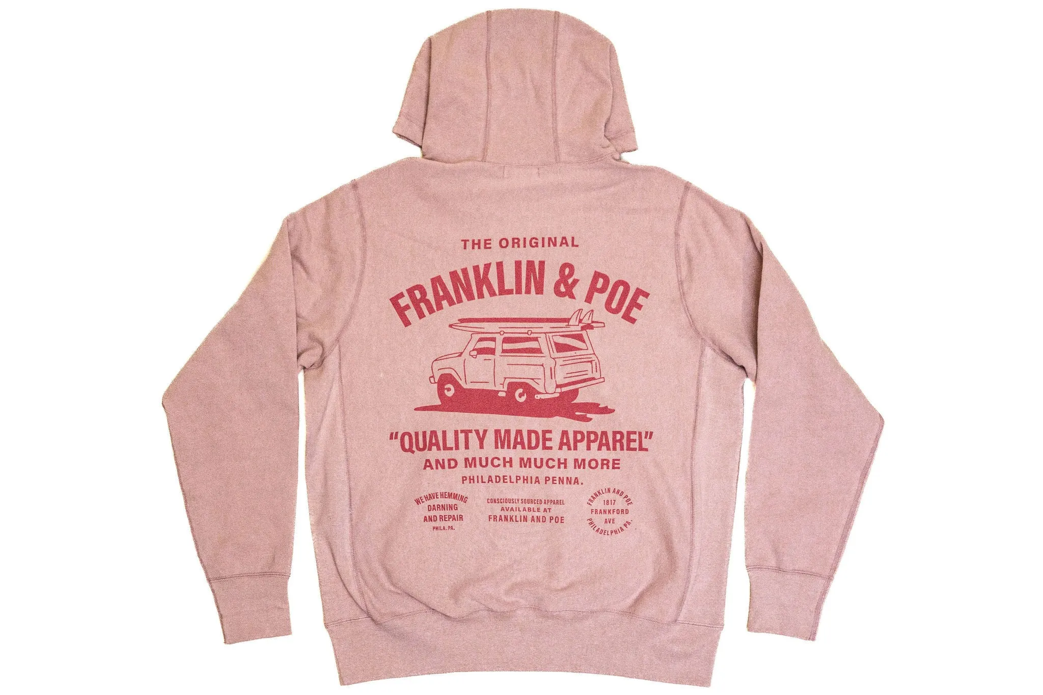 Franklin & Poe Pink Bronco Shop Hoody