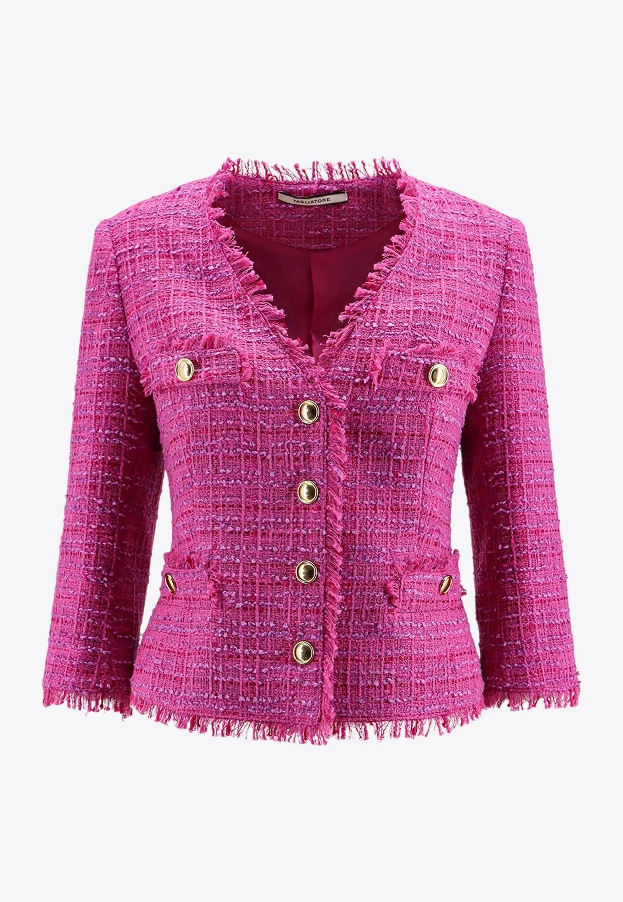 Frayed Tweed Blazer