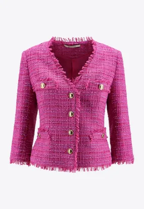 Frayed Tweed Blazer