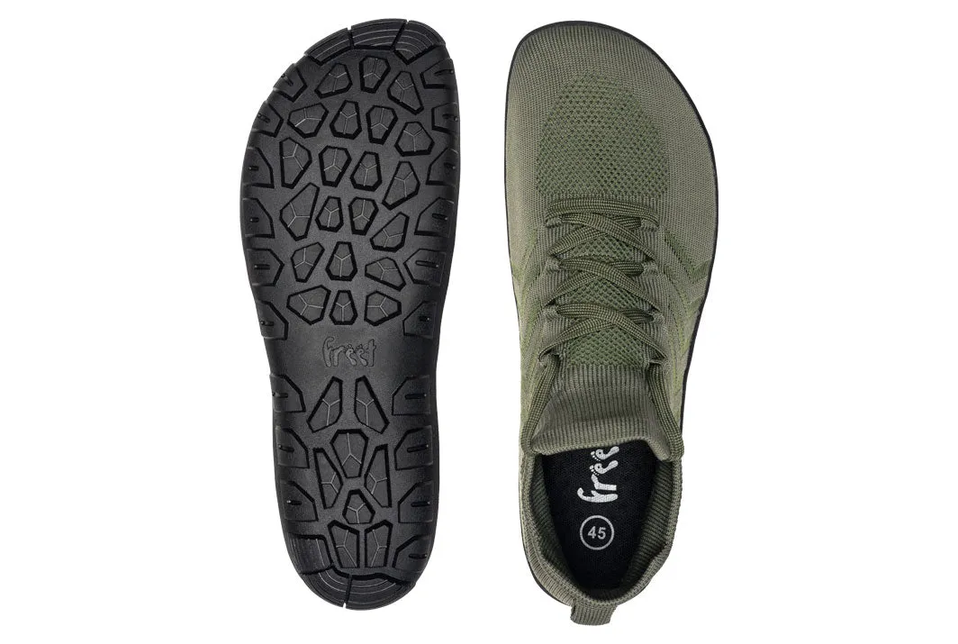 Freet Howgill Khaki Green - Lightweight Minimalist Barefoot Shoes