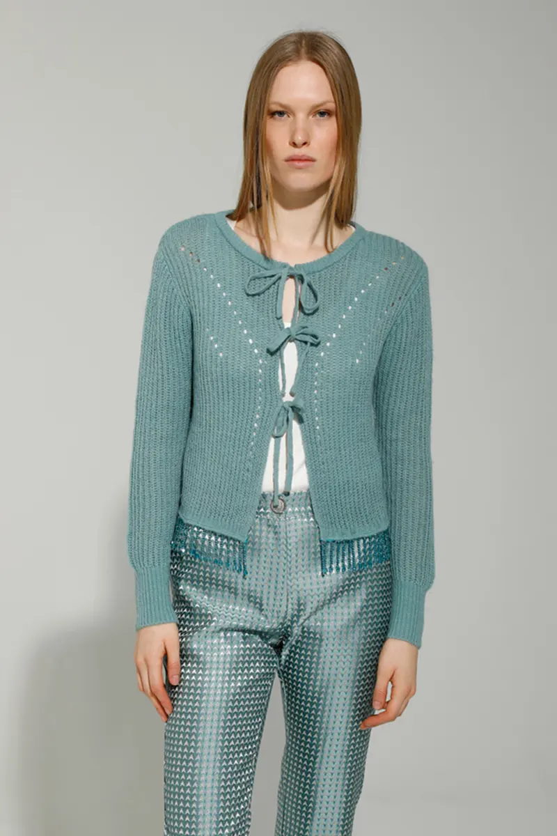 GOA GOA | Perforated cardigan.