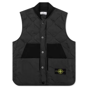 Grey Quilted Nylon Vest