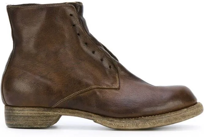 Guidi laceless boots Brown