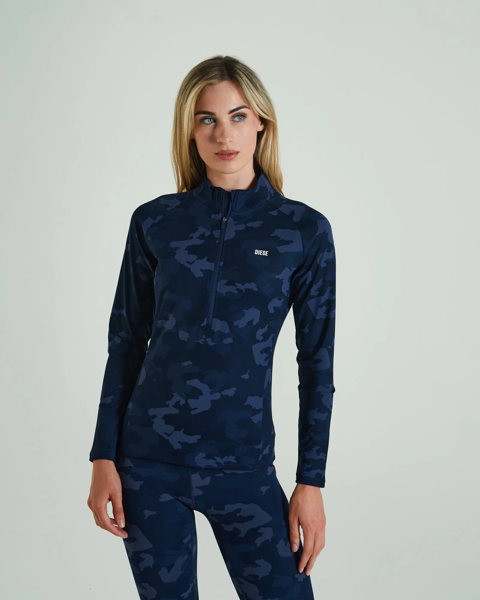 Half Zip Midnight Camo Unwind