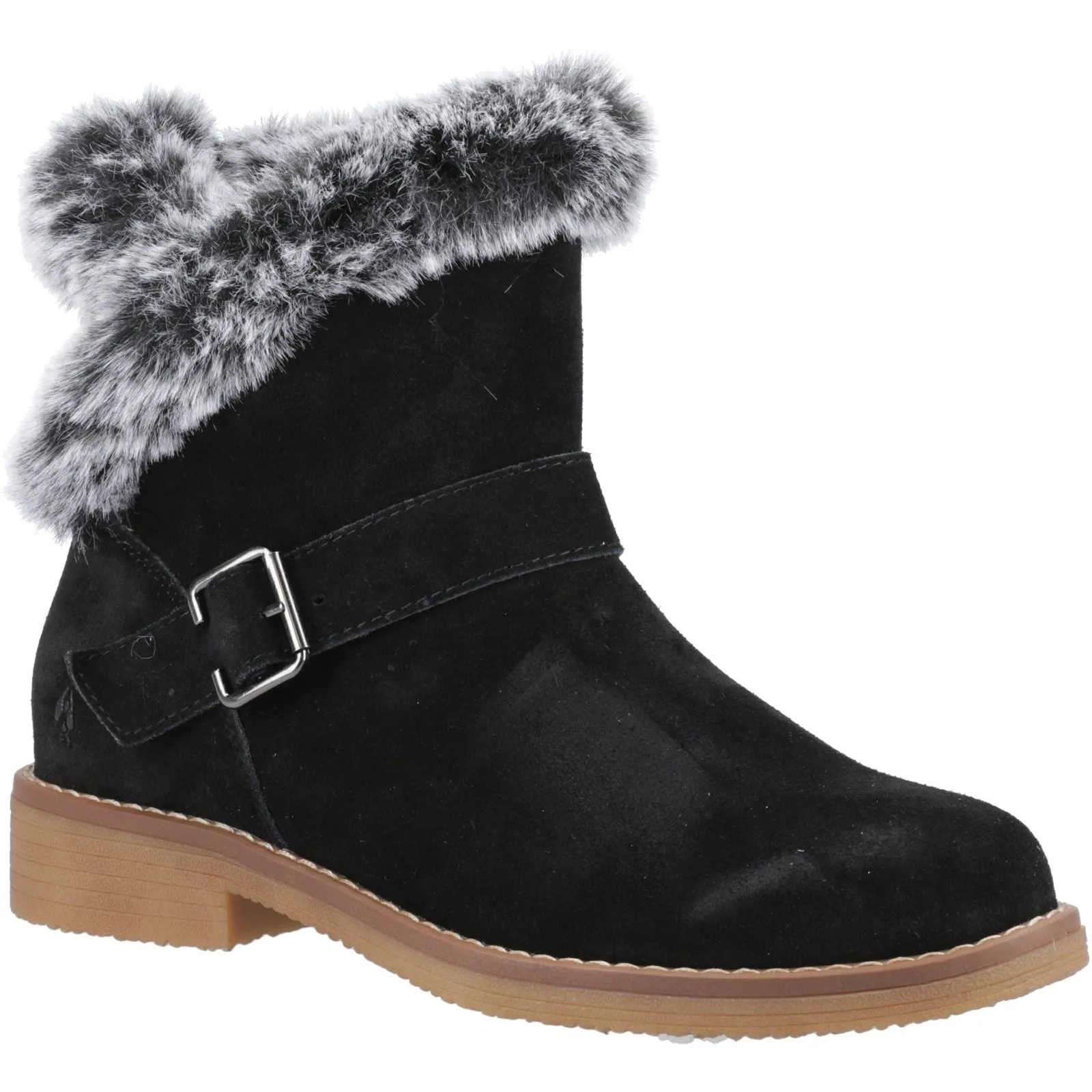 Hannah Suede Leather Ankle Boot by Hush Puppies 