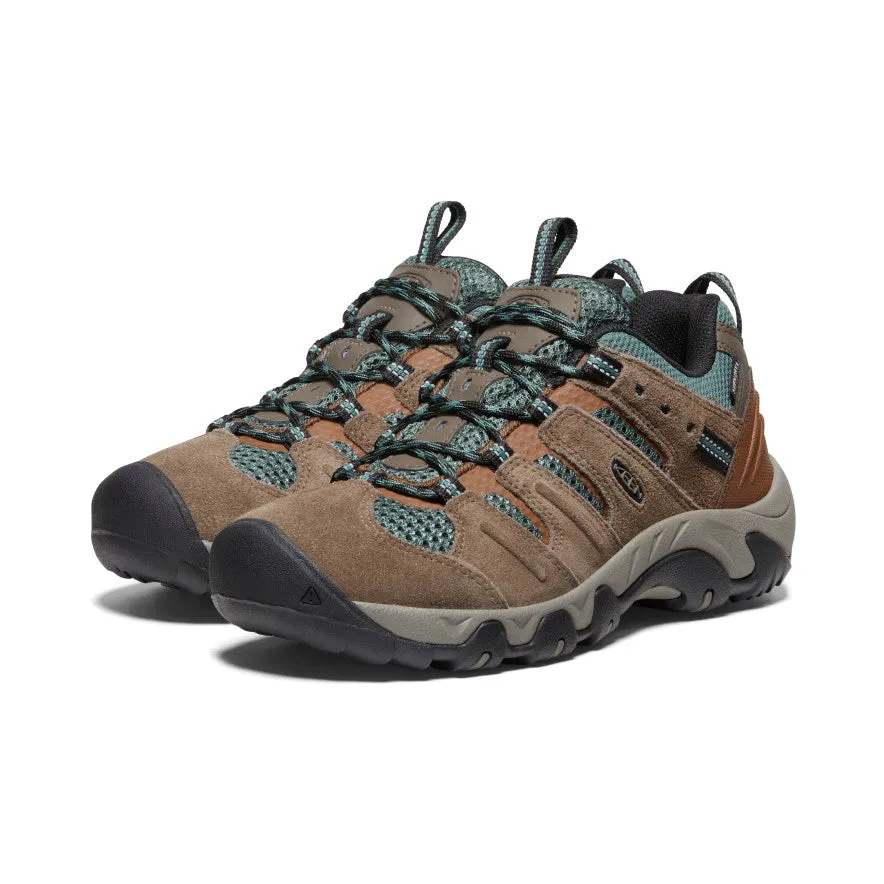 Headout Waterproof Hiking Shoe for Women | Shitake/Dark Forest