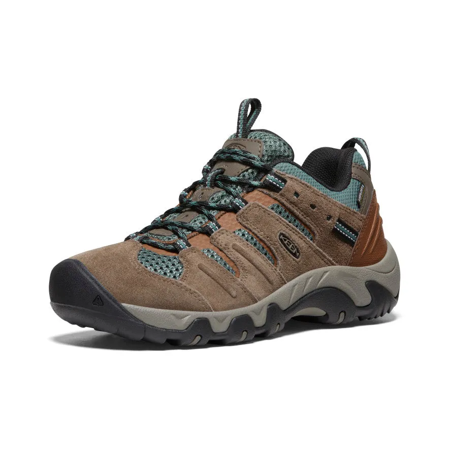 Headout Waterproof Hiking Shoe for Women | Shitake/Dark Forest