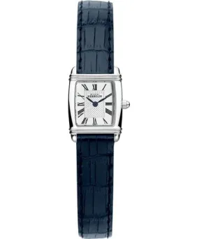 Herbelin Art DÃ©co Women's Blue Leather Strap Watch