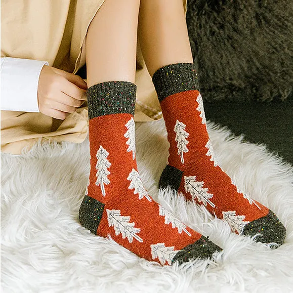 Holiday Sale - Cozy Wool Socks for Christmas Tree Decoration (Red)