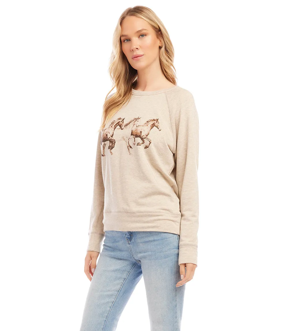 Horse Pattern Sweater