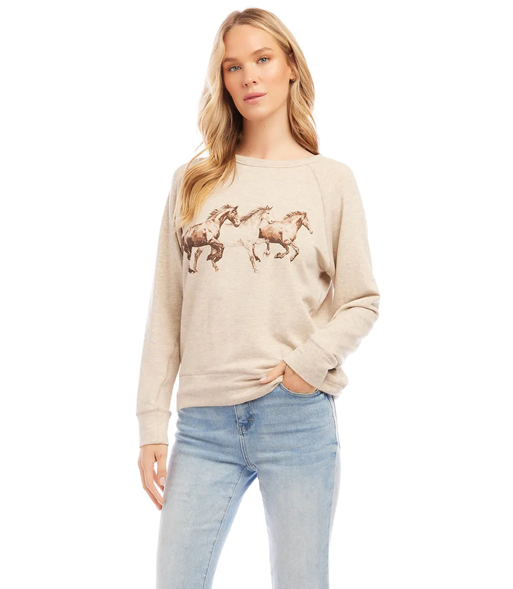 Horse Pattern Sweater