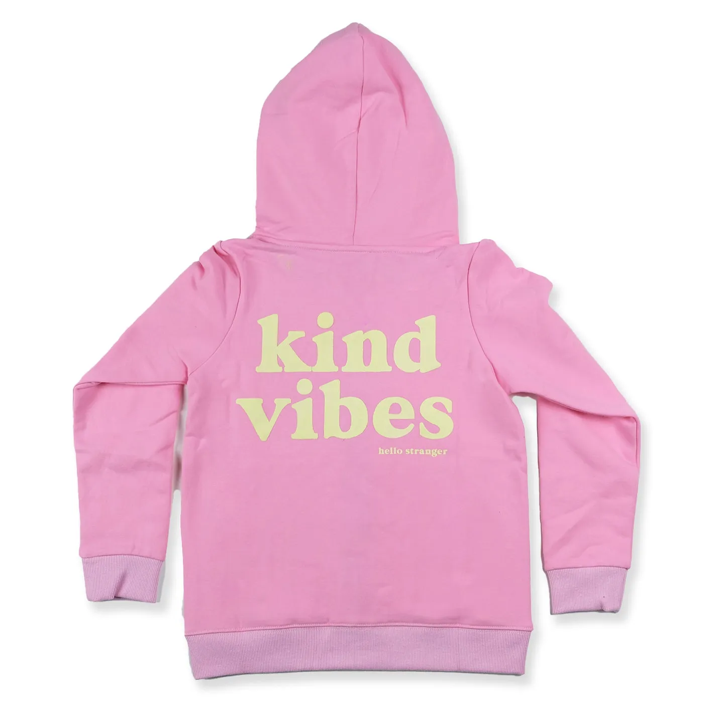 HS Kind Vibes Zip Hood- Pink --> Pink Kind Vibes Zip Hoodie by HS - Shop Now