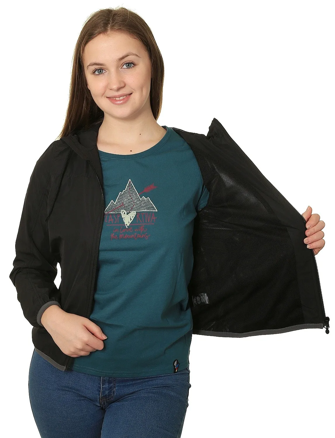 jacket Alpinestars Treq Windbreaker - Black - women´s