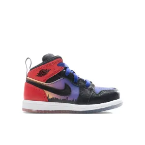 Jordan 1 Mid Skyline Concord Black University Red