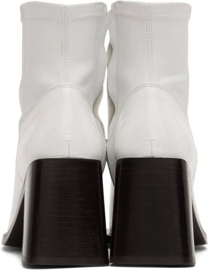 Justine Clenquet White Eva Boots