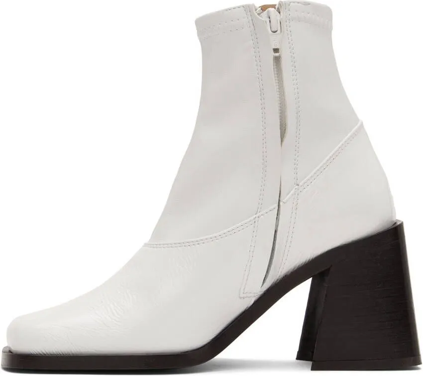 Justine Clenquet White Eva Boots