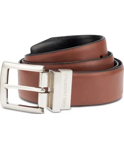 Karl Lagerfeld Men's Reversible Leather Belt