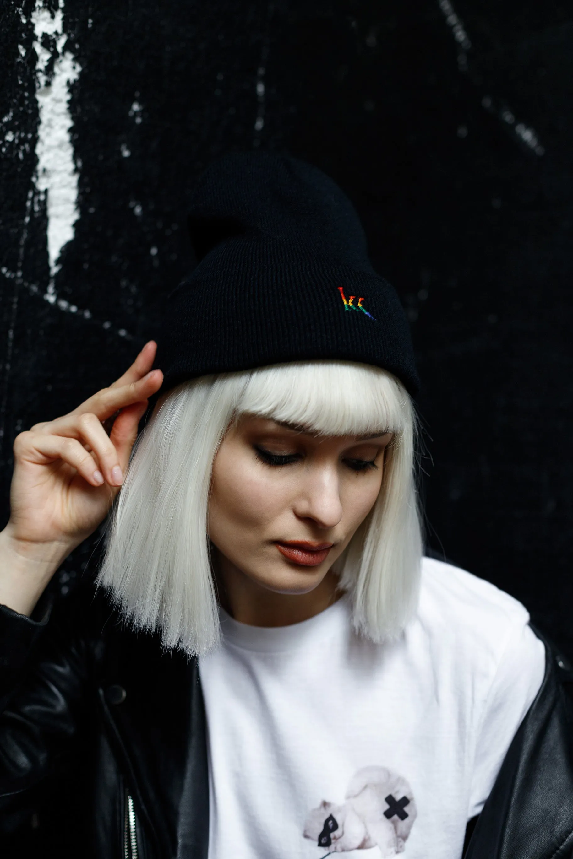 KK pride cuffed beanie