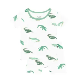 Kyte Baby Crocodile Short Sleeve Toddler Pajama Set