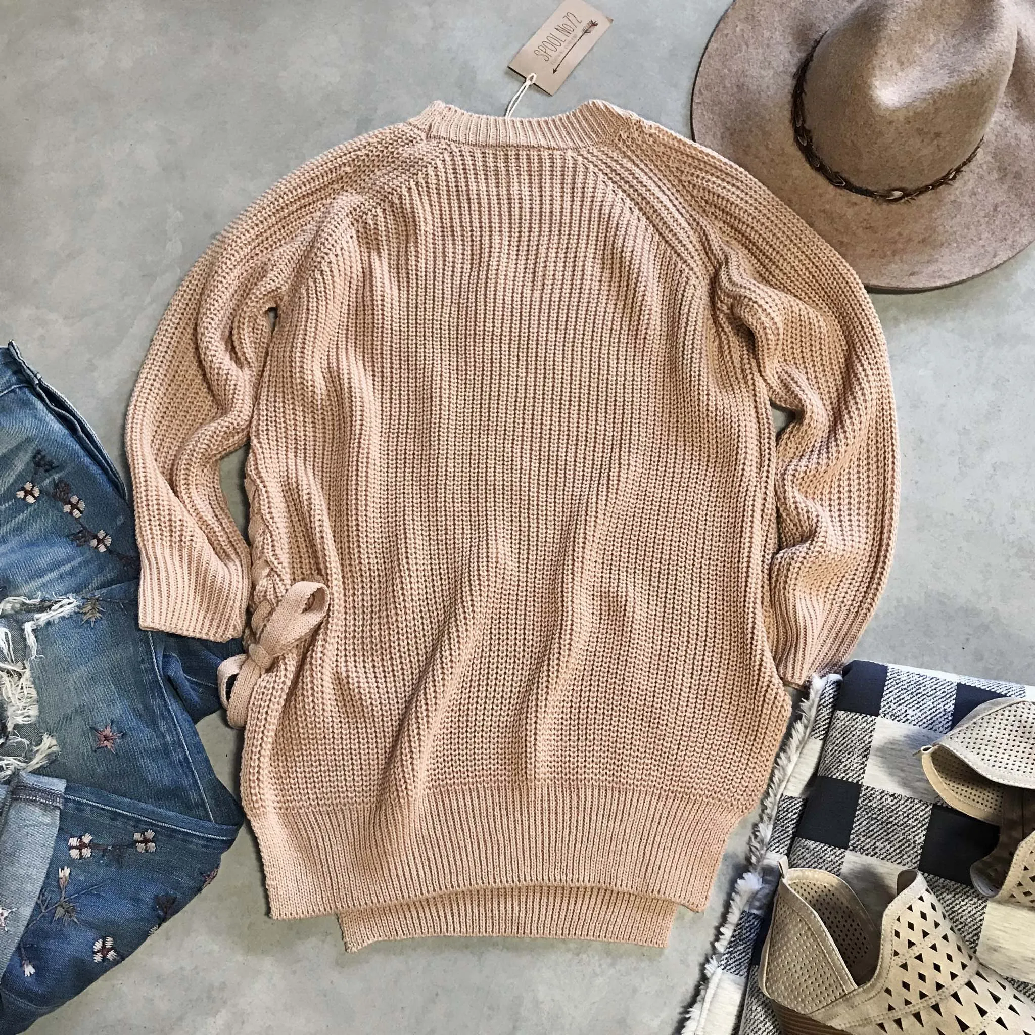 Lace Knit Sweater - February Collection