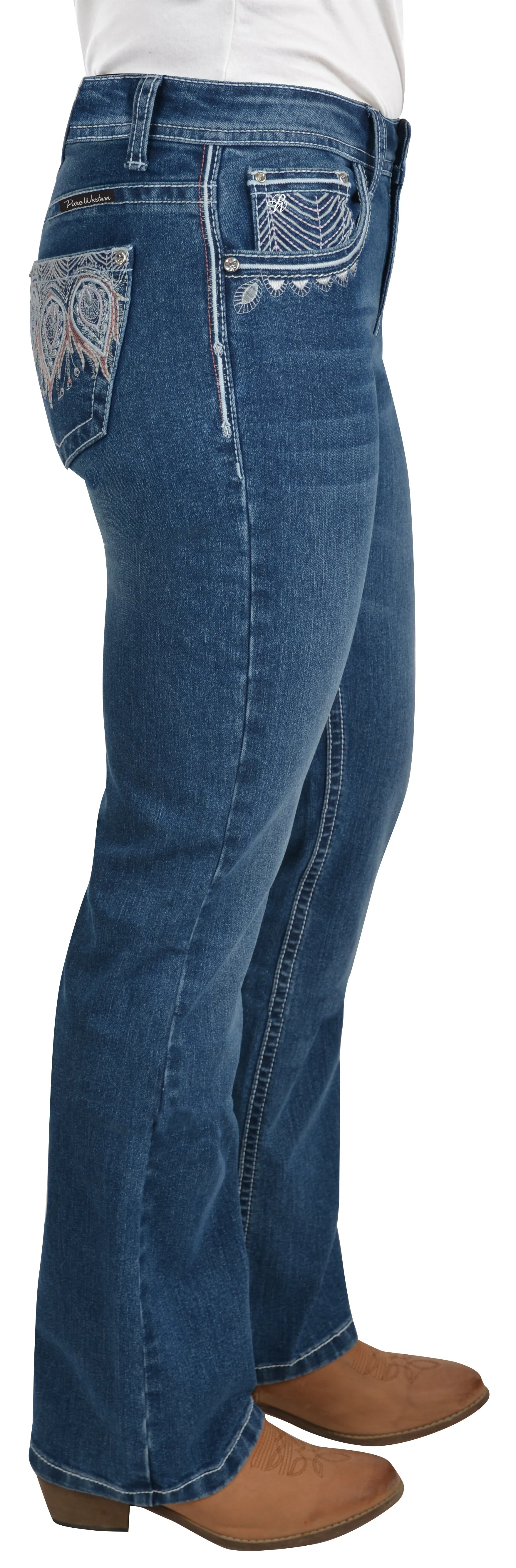 Ladies Pure Western Katelyn Bootcut Jean - 36 Leg