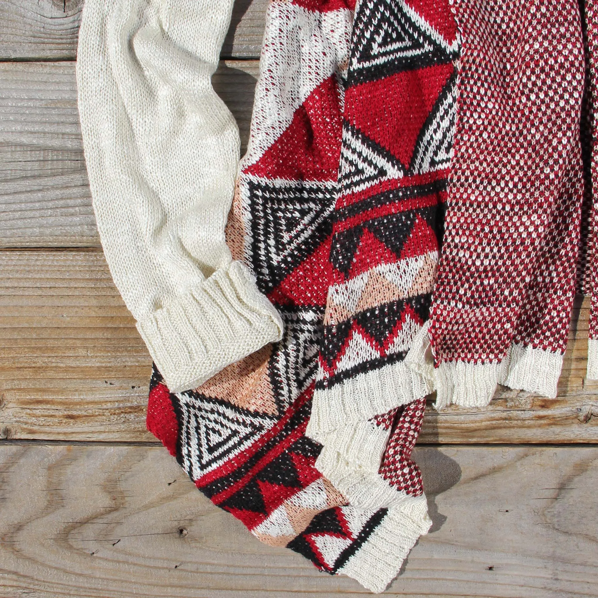 Lake Cabin Knit Sweater - Rustic Knit Sweater for Lake Cabin Retreats