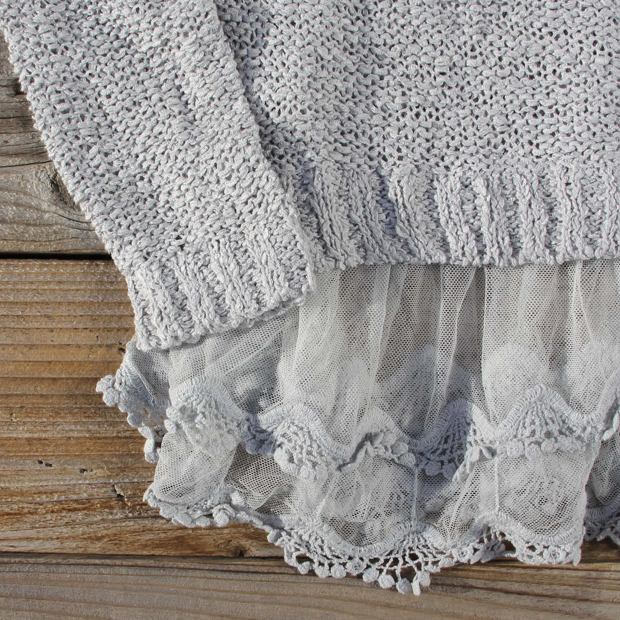 Lake Chelan Fog Sweater - Google SEO Result: Knit Lace Sweater in Chelan Fog