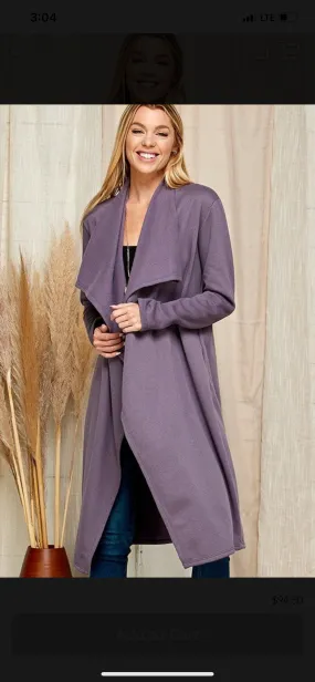 Lilac Long Sweater