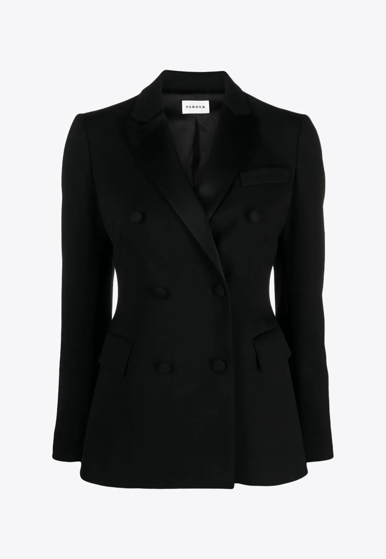 Liliuxy Double-Breasted Tuxedo Blazer