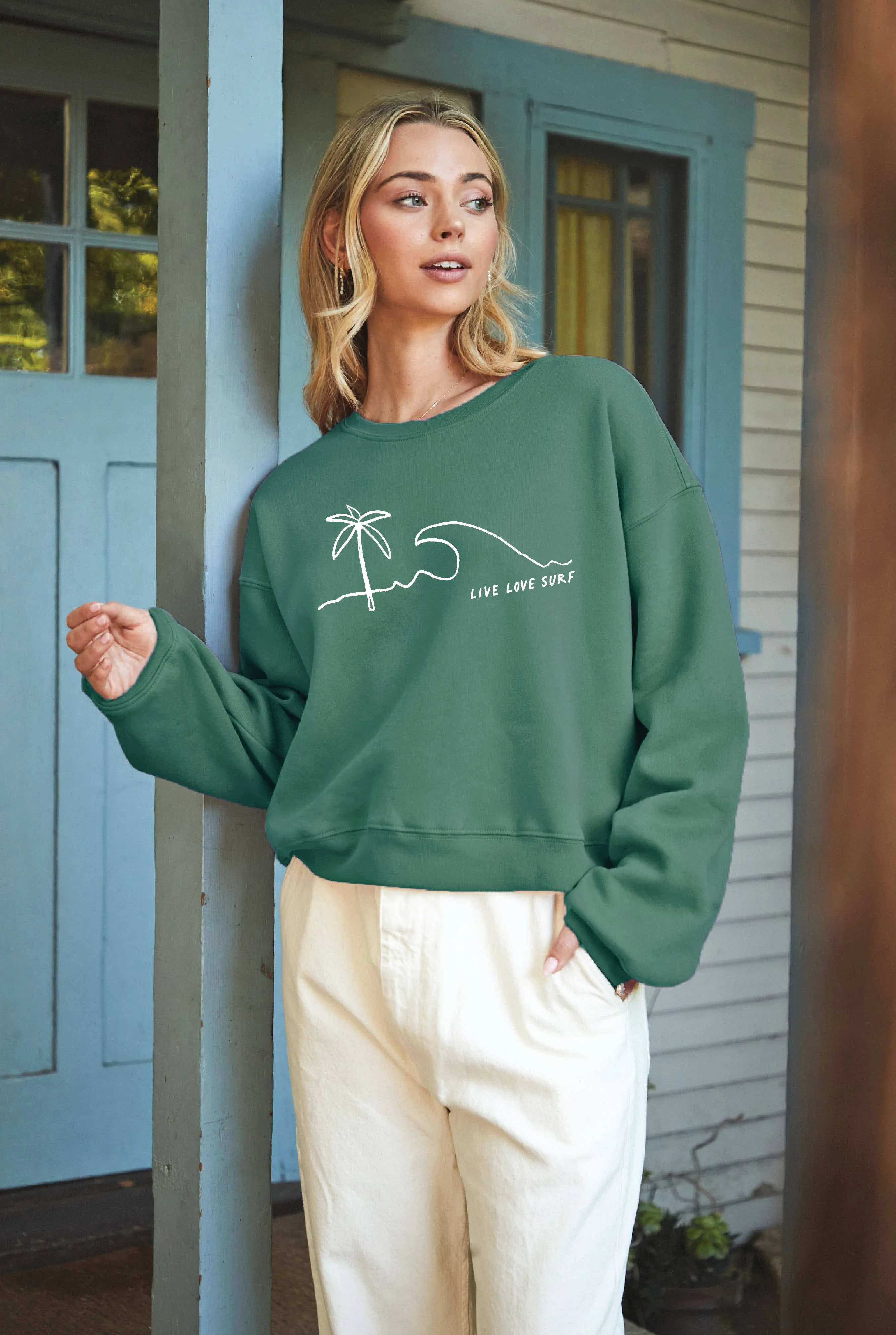 LIVE LOVE SURF sweatshirt online