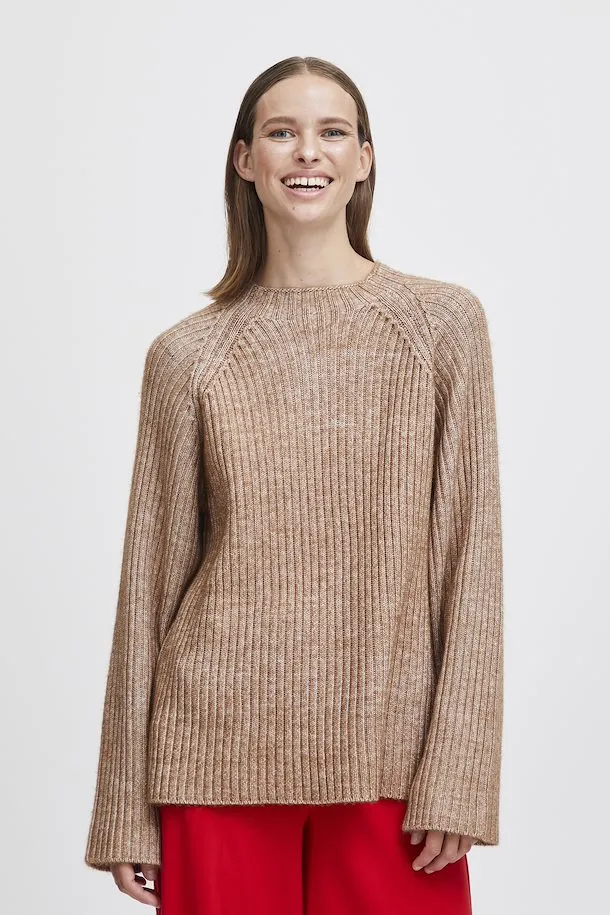 Manny Ribbed Sweater - Toasted Coconut