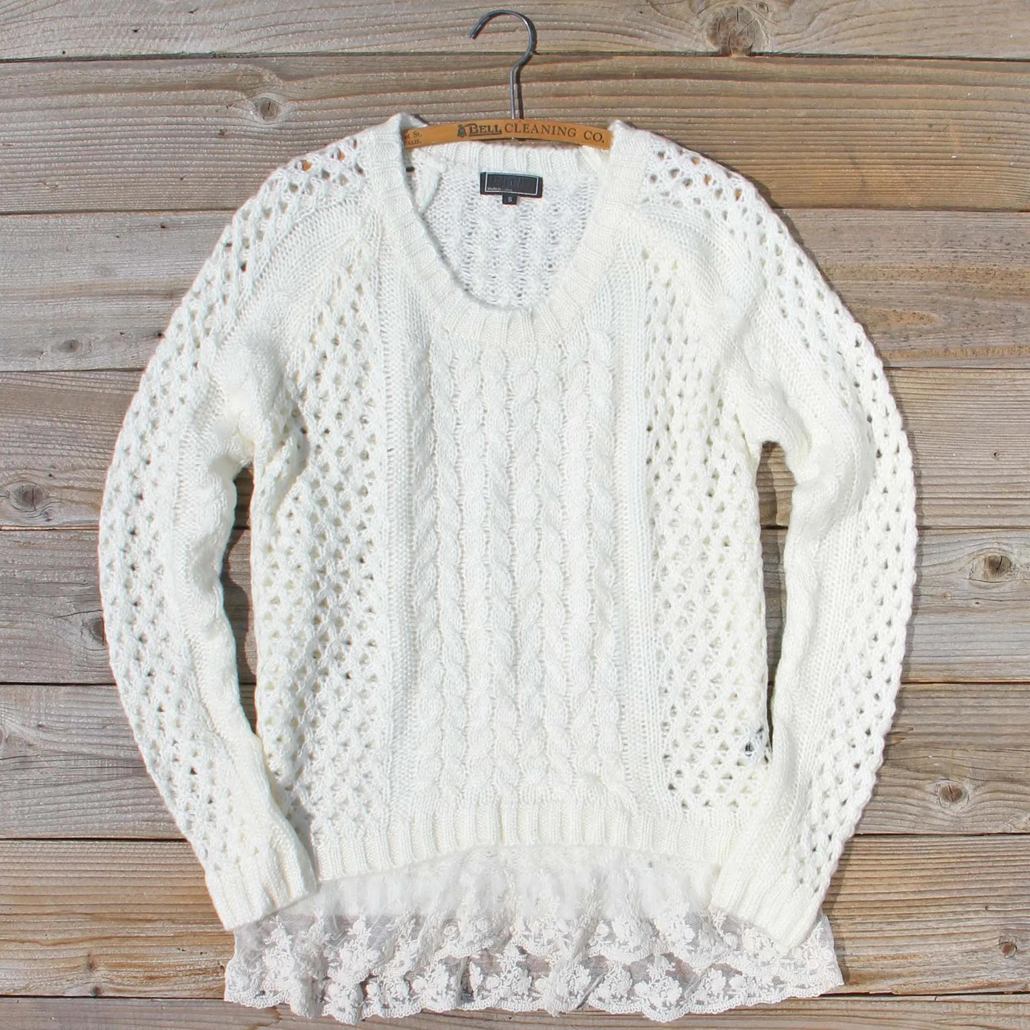 Marlow Cream Fisherman's Sweater - Shop Now