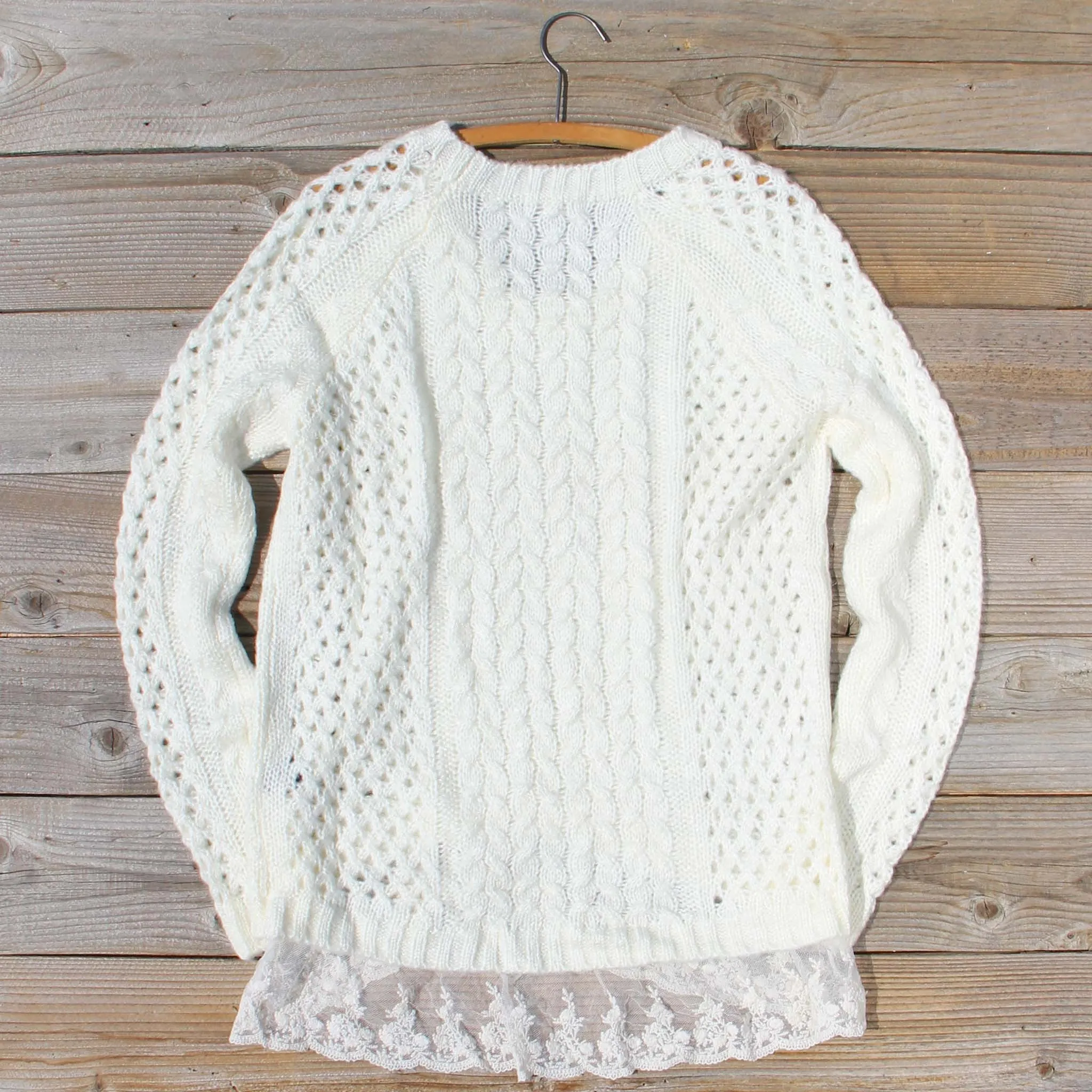 Marlow Cream Fisherman's Sweater - Shop Now