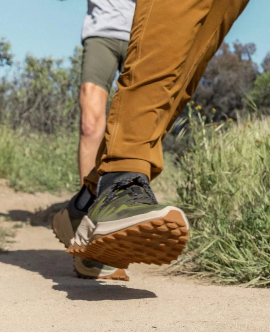 Men's Zionic Speed Hiking Shoe | Dark Olive/Scarlet Ibis