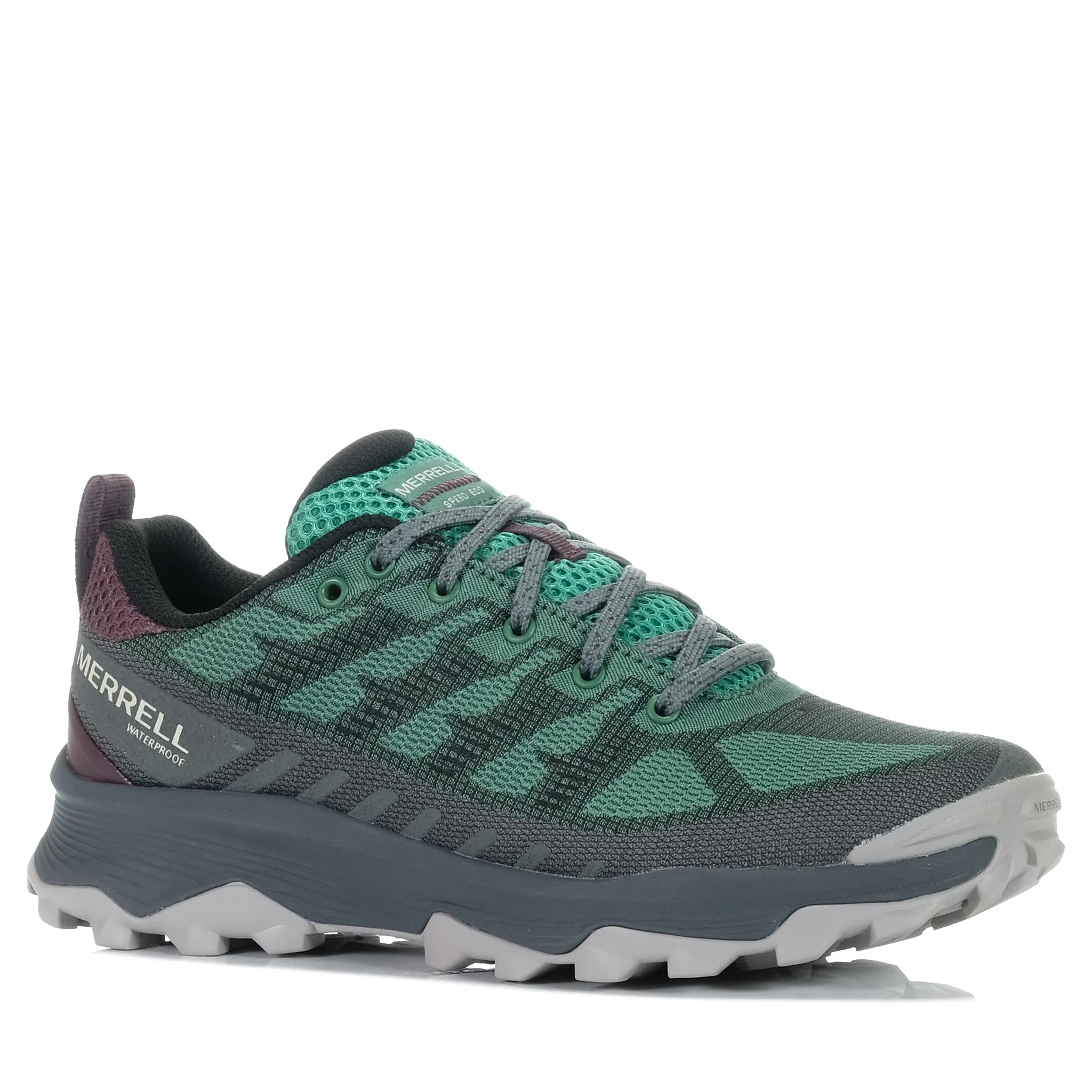 Merrell Waterproof Sneakers Pine Green/Burgundy