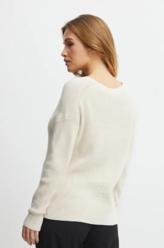 Milo V-Neck Sweater - Birch - Buy Now