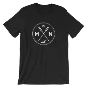 Minnesota Loon Oars Men's/Unisex T-Shirt | MN State Seal - Established 1858