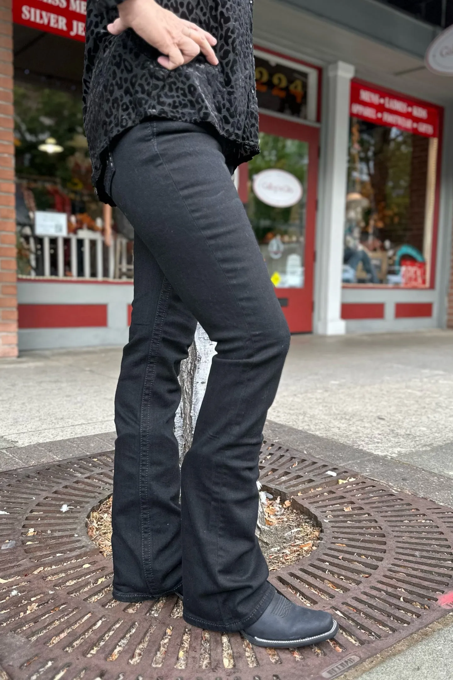 Miss Me Black Mid Rise Bootcut Jean