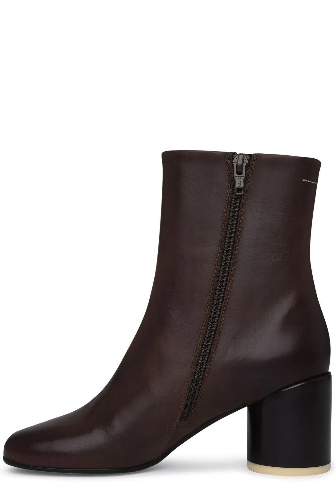 MM6 Maison Margiela Ankle Boots with Zip-Up Closure