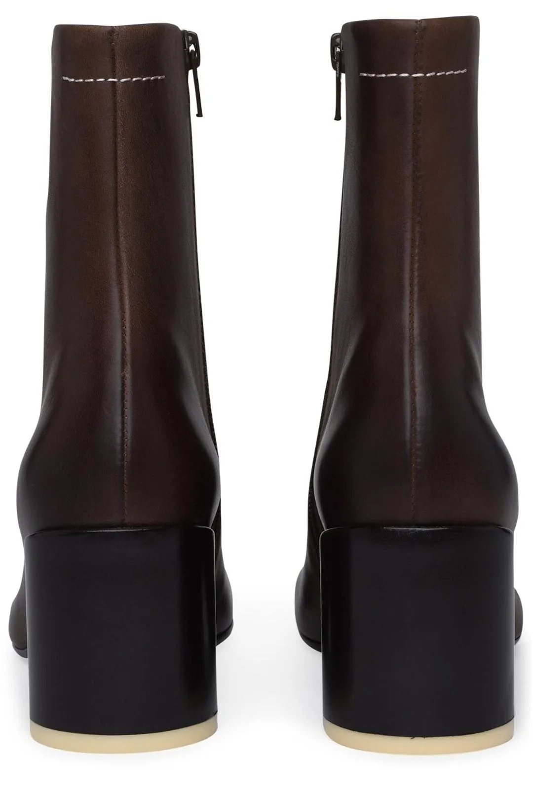 MM6 Maison Margiela Ankle Boots with Zip-Up Closure