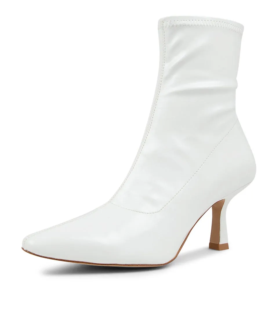 MOLLINI Audry White Ankle Boots